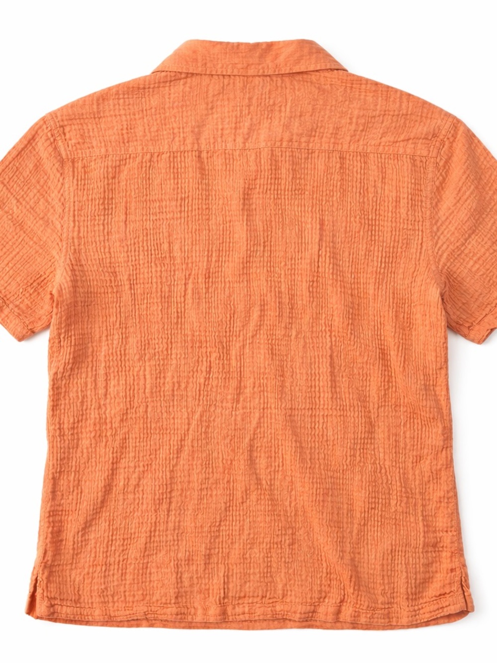 Abercrombie & Fitch Textured
Camp Collar Shirt Orange | Size M - Picture 3 of 4